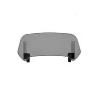 Spoiler per Motocicletta Per Scooter Per Iron 883 Parabrezza Universale Per Moto Spoiler Regolabile Deflettore Spoiler Aerodinamico(Small-Smoke)