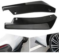 Spoiler per Paraurti Posteriore Auto per Mitsubishi Pajero (V80) 5-türer,Anti-Crash Diffusore Avvolgere Angolo Splitter Accessori Auto,A/Black
