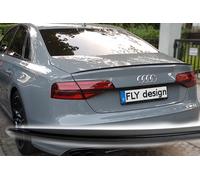 Spoiler Posteriore Adatto A per Audi A8 Nero Opaco Bordo di Uscita Spoilerino