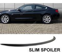 Spoilerino Adatto A per BMW 4er F32 Sport Spoiler Posteriore Verniciato Nero