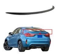 Spoiler Posteriore Adatto A per BMW x6 2015 f16 xdrive30d,Nero Lucido Slim Nuovo