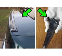 Spoiler Posteriore Adatto A per Mercedes Benz R 129 Sl Carbonio Ottica Lip Patta