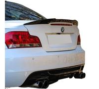 Spoiler Posteriore Adatto per BMW 1er E82 Alto Kick Verniciato Nero Extra Largo