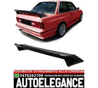 SPOILER POSTERIORE ADATTO PER BMW SERIE 3 E30 LOOK NERO LUCIDO DESIGN SPORTIVO