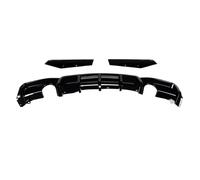 Spoiler Posteriore Aletta Lip Per BMW Serie 3 F30 MT MP 2013 2014 2015 2016 2017 2018 2019 Kit Protezione Per Paraurti Posteriore Labbro E Spoiler Laterale(B-Without Lamp)