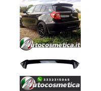 Spoiler posteriore alettone nero lucido abs M SPORT BMW Serie 1 E81 E87 04-12