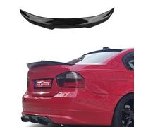 Spoiler Posteriore Adatto A per BMW E90, Psm di Labbro Bordo Uscita Lucido Nero