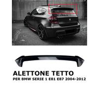 Spoiler posteriore alettone tetto nero abs MSPORT per BMW Serie 1 E81 E87 04-12