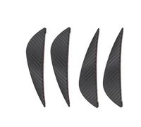 Spoiler Posteriore Auto 4/6PCS Esterno Modificato Paraurti Lama D'aria Deflettore Modello Paraurti Anteriore Spoiler Universale Striscia Decorativa Spoiler(4PCS Carbon)
