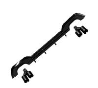 Spoiler Posteriore Auto Auto Paraurti Posteriore Diffusore Labbro E Silenziatore Tubo Di Scarico Punta Accessori Auto Per BMW Serie 3 330i 330li 2020 alettone posteriore(Nero lucido)