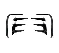 Spoiler Posteriore Auto Auto Paraurti Posteriore Side Canard Boot Spoiler E Sfiato Laterale Splitter Trim Per BMW Per X3 G01 LCI 2022-2024 alettone posteriore(Nero lucido)