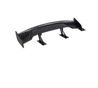 Spoiler Posteriore Auto Decorazione Esterna Styling Dell'auto PartCar Spoiler Cofano Posteriore Universale Piccolo Ali 25Cm Lunghezza Aspetto Carbonio Nero Spoiler Posteriori(Carbon Look)