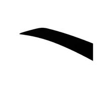 Spoiler Posteriore Auto Per A6 8C Per Avant Per Allroad 2019-2024 Spoiler Centrale Posteriore Centrale Labbro Ala Spoiler Per Carrozzeria(Nero)