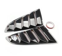 Spoiler Posteriore Auto Per Ford Per Mustang 2015-2022 Auto Posteriore Feritoia Finestra Laterale Copertura Dell'otturatore Trim Adesivo Vent Scoop ABS Spoiler Posteriori(Nero lucido)