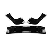 Spoiler Posteriore Auto POSTERIORE Inferiore Canard DIFFUSORE Coda LATO Sotto SPLITTER SPOILER Deflettore Guard Protector 24+Per VW Per Tiguan Per MK3 Spoiler(Nero lucido)