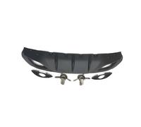 Spoiler Posteriore Auto PP Nero Opaco Labbro Posteriore Diffusore Spoiler Punta Scarico Per Alfa Per Romeo Per Giulia Standard 2016-2019 Paraurti Spoiler(Matte no stripe)