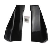 Spoiler Posteriore Auto Universale Auto Paraurti Spoiler Winglet Ali Labbro Posteriore Angolo Splitter Diffusore Anti-crash Gonna Lato Del Corpo Protezione Spoiler Posteriori dell'Auto(Nero)