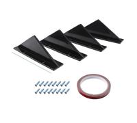 Spoiler Posteriore Auto Universale Paraurti Posteriore Diffusore Labbra Pinne Squalo Mento Paraurti Protezione Copertura Rivestimento Spoiler Spoiler(Flat black)