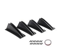 Spoiler Posteriore Auto Universale Paraurti Posteriore Splitter Spoiler Anti-collisione Paraurti Corpo Protezione A Poppa Superficie Montaggio Curva Spoiler(Nero)