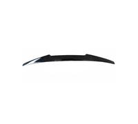 Spoiler Posteriore Auto Per BMW Serie 3 Per E46 Per M3 Per M4 Stile 1999-2005 Nero Lucido Carbonio Baule Posteriore Lid Spoiler Ali Auto Esterno Tuning Spoiler Posteriori Auto(4D Glossy Black)