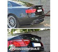 SPOILER POSTERIORE BAULE TETTO PER AUDI A5 8T 8F 07-17 SPOILER DA VERNICIARE