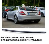 Spoiler Posteriore cofano Nero Lucido per Mercedes SLK R171 04-11 alettone