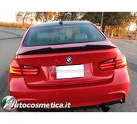 SPOILER POSTERIORE COFANO PER BMW SERIE 3 F30 BERLINA M3 IN ABS NERO LUCIDO