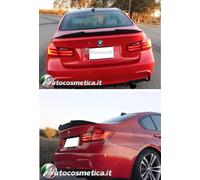 SPOILER POSTERIORE COFANO PER BMW SERIE 3 F30 BERLINA M3 IN ABS NERO LUCIDO,,