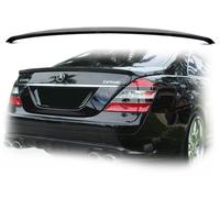 Spoiler Posteriore Compatibile Con Mercedes S-Class W221, Nero Obsidiano