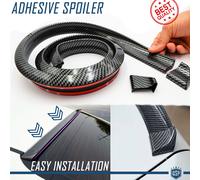 SPOILER Posteriore Compatibile con NISSAN Lama Tetto CARBONIO Adesivo Flessib
