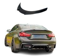 Spoiler Posteriore Adatto A per BMW 4er F32 Coupe, Nero Lucido Labbro Con ABE