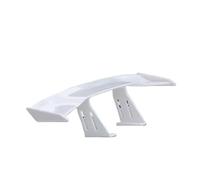 Spoiler Posteriore Decorazione Creativa Personalità Piccola Dell'auto Modifica Coda Dell'auto Piccola Coda Uso Generale Fibra Carbonio Motocicletta 1 Pezzo Auto Spoiler Posteriori(White)