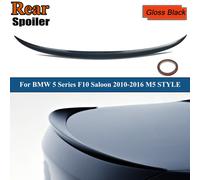 Spoiler posteriore dell'ala del bagagliaio per BMW serie 5 F10 M Sport 2010-2016 parte di ricambio nera lucida stile M5 as shown