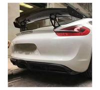Spoiler Posteriore Labbro Dell'ala Spoiler Posteriore Per Auto Per Corsa Fibra Carbonio Per Cayman Per Boxster 981 GT4 Styling Fibra Carbonio Nero Alettone posteriore(Forged carbon)