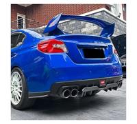Spoiler Posteriore Labbro Kit protezione paraurti spoiler diffusore posteriore inferiore splitter Per Subaru Per WRX STI VA 2015 2016 2017 2018 2019 2020 2021 posteriore Spoiler(Carbon Look 2)