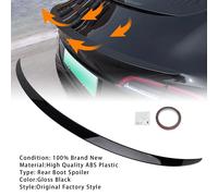 Spoiler Posteriore Nero Lucido Per Model 3 17-23 Original Factory Style
