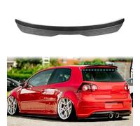 Spoiler Posteriore per alettone sul Tetto dell'auto per VW Golf 5 MK5 R32 GTI R, Spoiler Posteriore per berlina in ABS, Nero Lucido/Aspetto in Fibra di Carbonio,Carbon Fiber Look