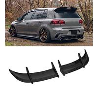 Spoiler Posteriore per Auto Stile AK, Ala per Coperchio dello Spoiler Posteriore Riduzione della Pressione ABS Compatibile con i Modelli (Nero Lucido con Effetto Fibra di Carbonio) di banapoy