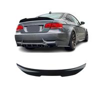 Spoiler Posteriore Per BMW 3 Series E92 Coupé Trunk Lip Flaps Glanz Nero Sport