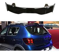 Spoiler Posteriore per Dacia Sandero II Stepway 2012-2016, Ala del Labbro Diffusore Accessori in Plastica Rinforzata con Fibre (FRP) Nero di KOLUNF