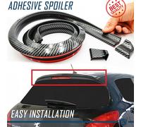 SPOILER Posteriore Per Peugeot 208-206-207 CARBONIO Adesivo Flessibile tuning