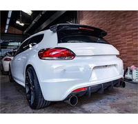 Spoiler Posteriore Per Tetto In Fibra Di Carbonio Per Auto, Ala Per Bagagliaio, Stile Auto, Adatto Per 2008-2017 Laterale Spoiler(15-17 Unpainted)