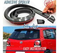 SPOILER Posteriore Per Volkswagen Polo CARBONIO Adesivo Flessibile tuning Sport