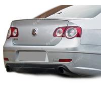 Autospoiler per VW Passat b6 Coda Labbro Spoilerino Nero Opaco Non Verniciato
