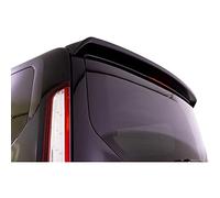 Spoiler posteriore RDX Racedesign per Ford Tourneo Custom & Transit Custom 2012-2018 & FL 2018- (con portellone) in poliuretano nero, pronto per la verniciatura