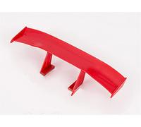 Spoiler Posteriore Spoiler Posteriore Per Auto Carbon Look Mini Wings Piccolo Modello Decorazione ABS Accessori Nero Blu Rosso Bianco Grigio GT Style Winglet Spoiler Auto(Rosso)