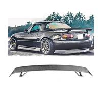 Spoiler Posteriore Spoiler Universale Adatto Per Mazda Per Miata MX5 1990-2024 Convertibile ASPETTO FIBRA CARBONIO Coperchio Bagagliaio Posteriore Spoiler Ad Ala Alta Alettone posteriore(Nero opaco)