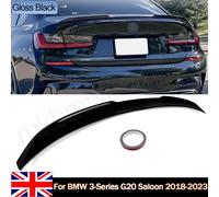Spoiler posteriore stile M3 compatibile con BMW Serie 3 G20 G80 M3 2019-2024 Spoiler posteriore nero lucido Ali di coda Magickit Glossy Black