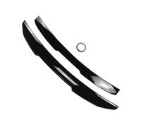 Spoiler posteriore stile PSM e alettone posteriore stile MP compatibile for BMW E60 Serie 5 520d 530i 530d 535i M5 Kit carrozzeria posteriore Tuning coda 2003-2010(Set Gloss Black)