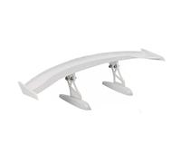 Spoiler Posteriore Universal Metals Mini Carbon Fiber Pattern Spoiler JDM Racing Style Car Rear Tail Wing 30cm Accessori Per La Decorazione Esterna Automatica Spoiler Auto(Ordinary White)